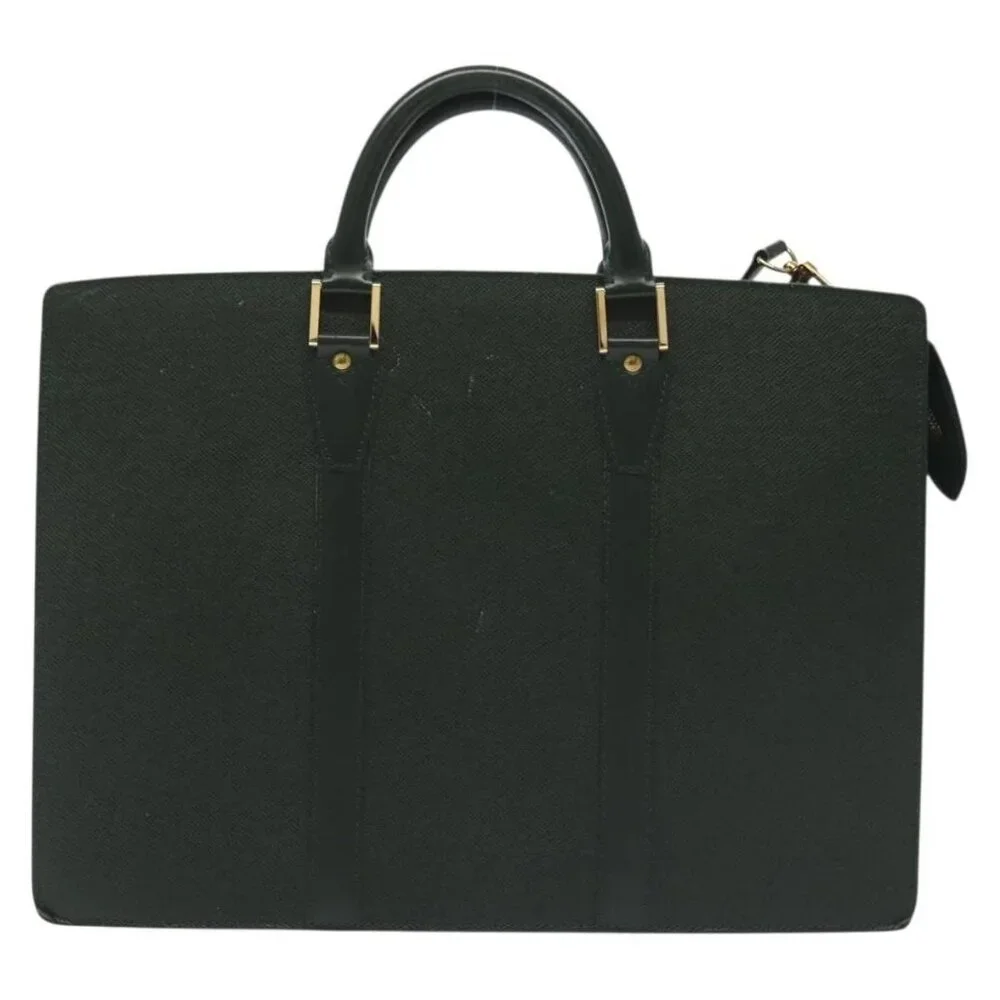 LOUIS VUITTON Taiga Porte Documents Rozan Business Bag Epicea M30054 Auth 142217
